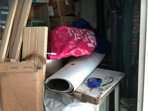 物置内部片付け前