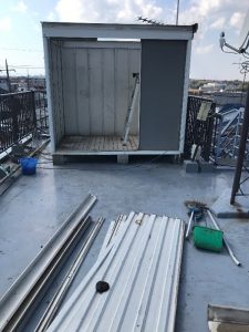 大型物置解体撤去川崎市高津区現場