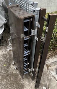 収縮門扉撤去前