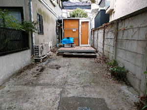 店舗カーポート解体撤去後