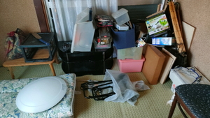 引っ越し片付け前