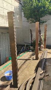 主柱撤去前カーポート