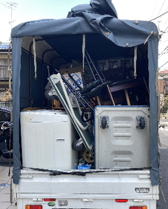 部屋片付け積み込み後